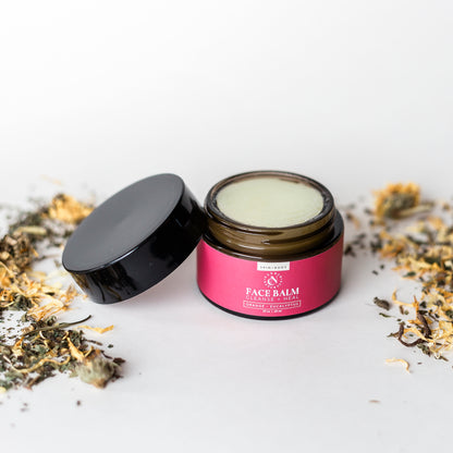 Herbal-Infused Tallow Face Balm | Cleanse + Heal