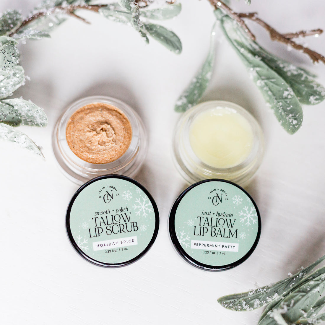 Tallow Lip Care Duo | Holiday Gift Bundle