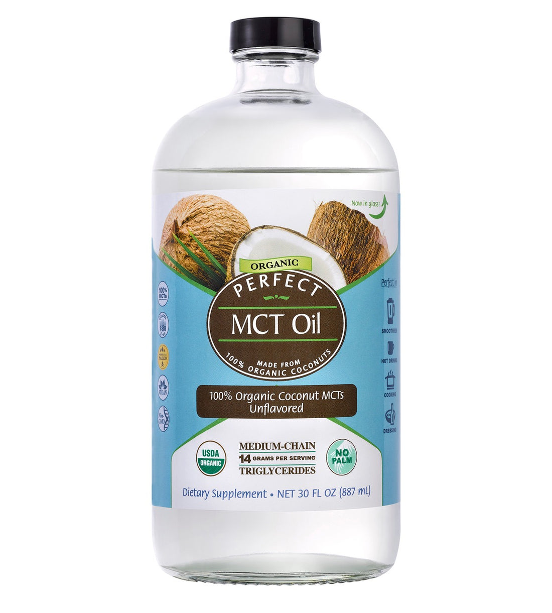 Perfect MCT Oil | 100% Organic Coconut MCTs