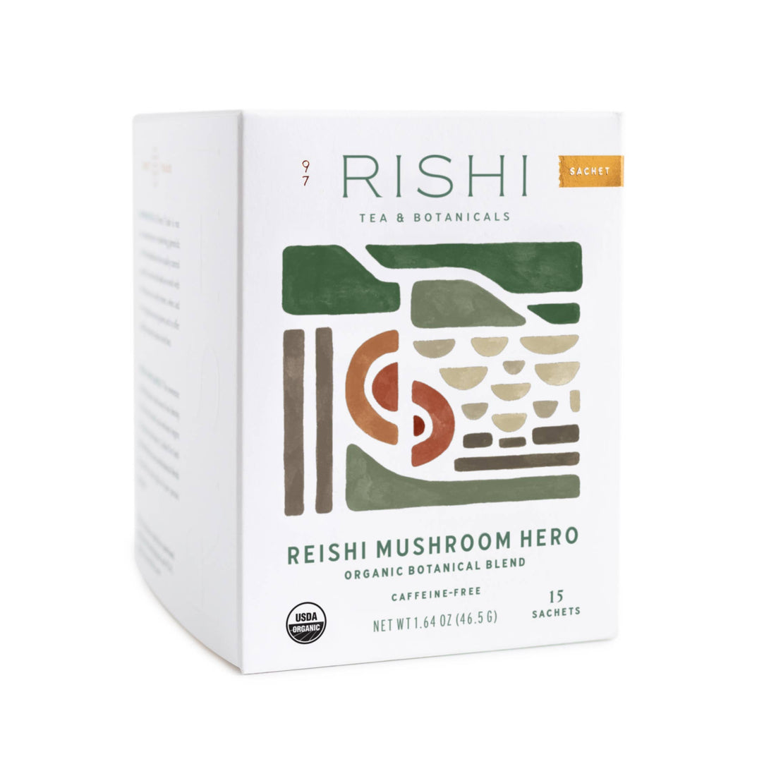 Reishi Mushroom Hero Organic Herbal Tea Sachets